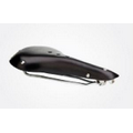 Pure City Swallow Leather Saddle (Black Tie)